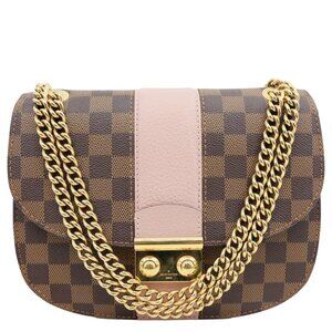 Louis Vuitton  Wight Damier Ebene Shoulder Crossbody Bag Magnolia
